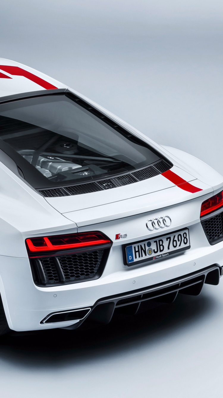 Weißer Und Roter Porsche 911. Wallpaper in 750x1334 Resolution