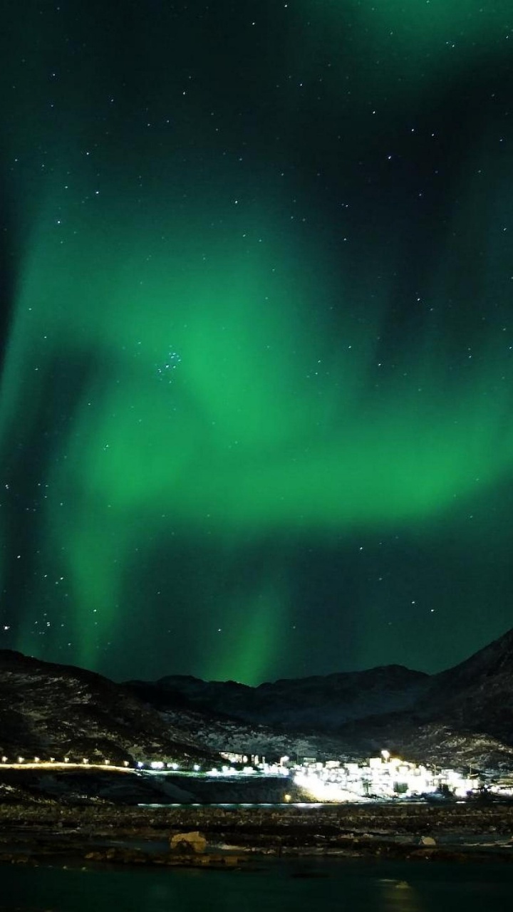 Aurora, Naturaleza, Verde, Luz, Paisaje Natural. Wallpaper in 720x1280 Resolution