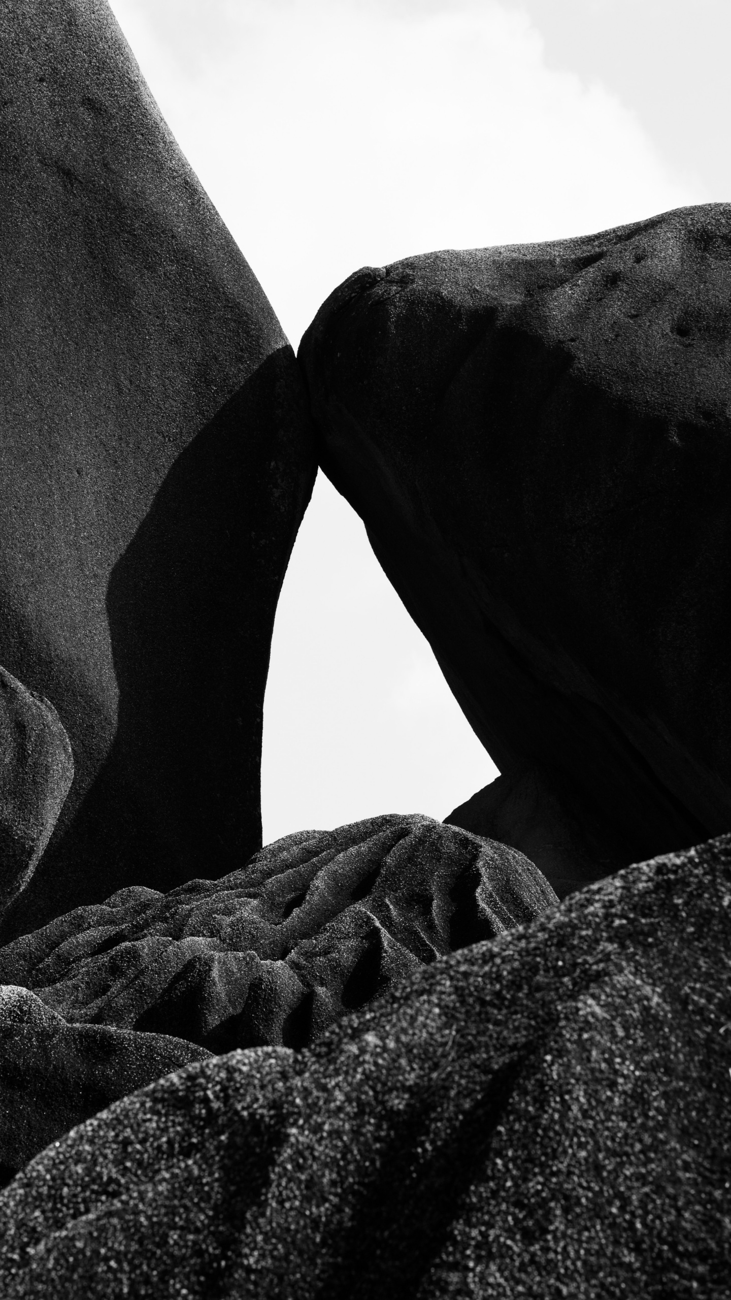 Monochrome, Noir et Blanc, Noir, White, Rock. Wallpaper in 1440x2560 Resolution