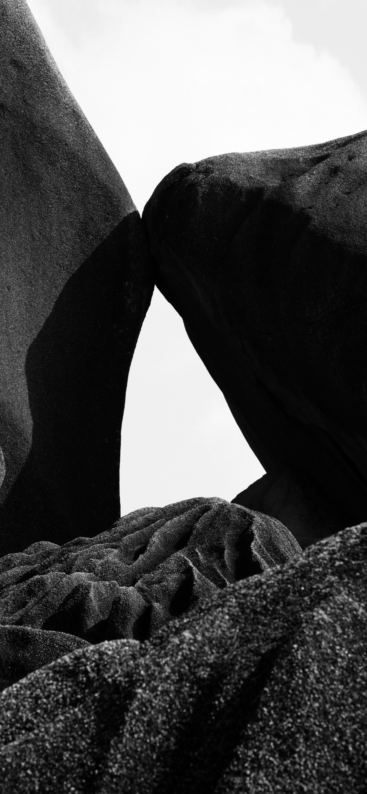 黑色和白色的, 灰度, 黑色的, 白色, 气氛 壁纸 1242x2688 允许