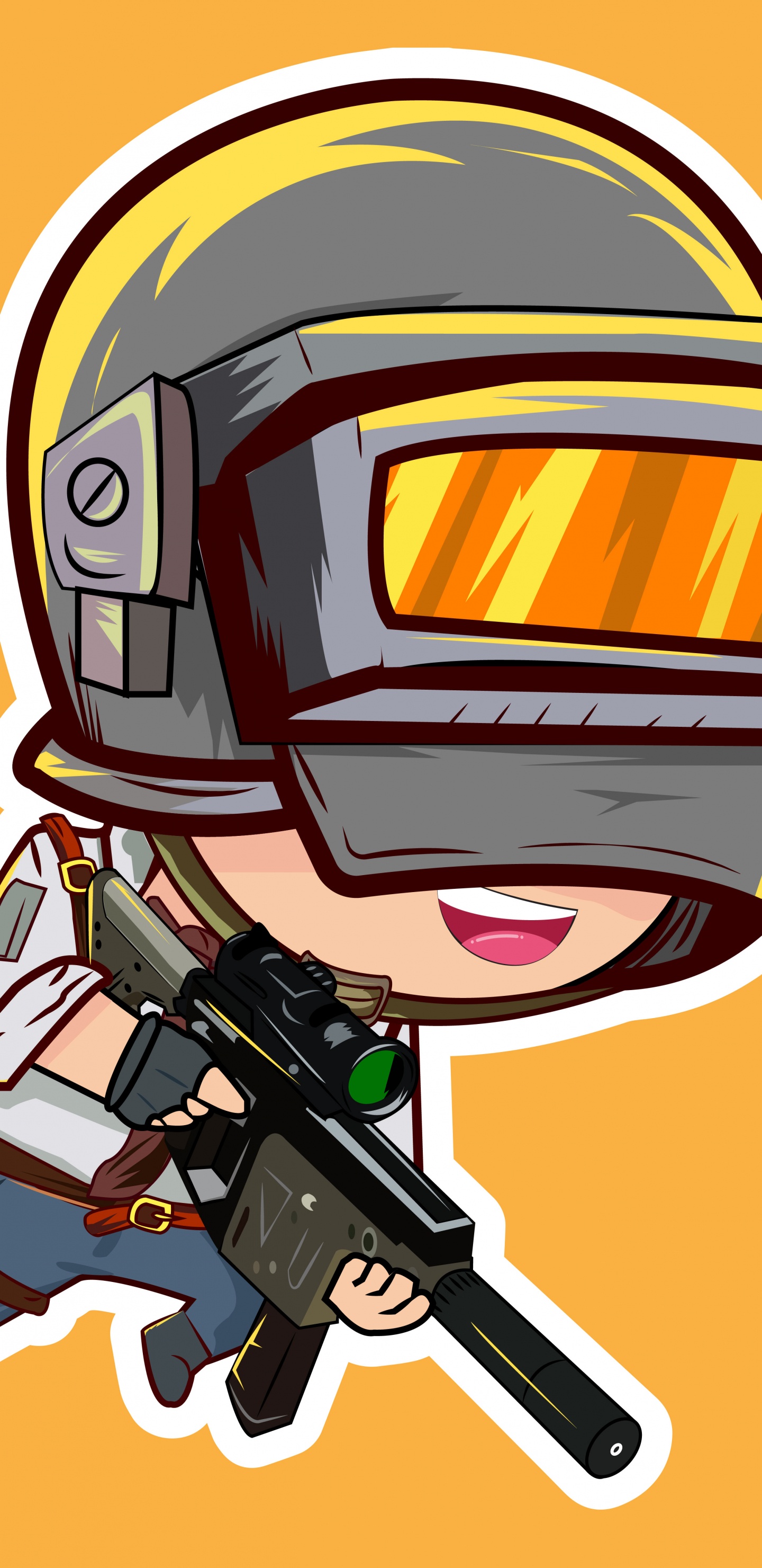 r 2 d 2 Illustration. Wallpaper in 1440x2960 Resolution