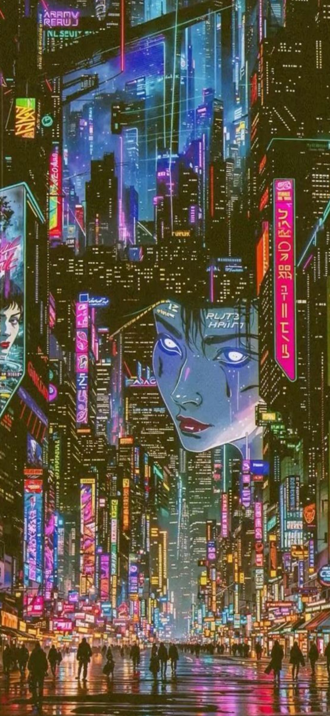庞克2077, 庞克 壁纸 1125x2436 允许