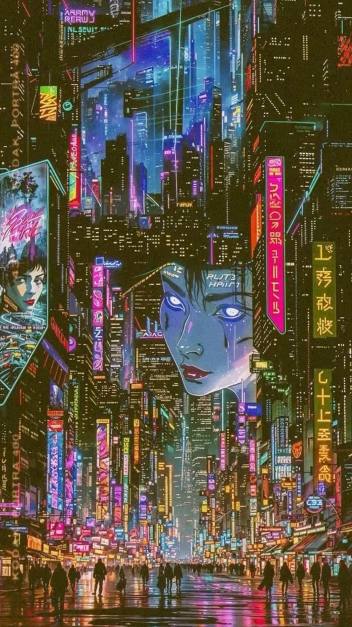 庞克2077, 庞克 壁纸 720x1280 允许