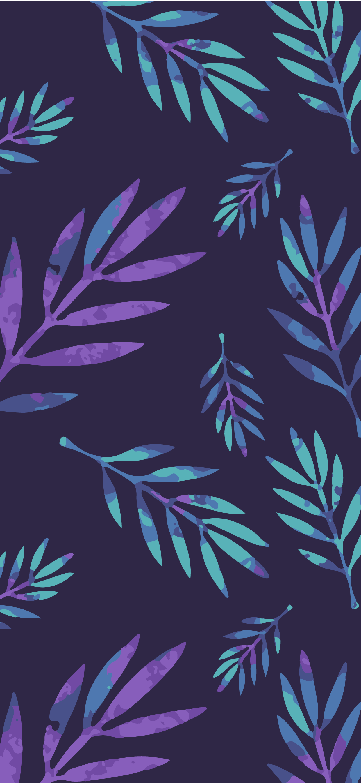 Esthétique, IOS, Feuille, Purple, Art. Wallpaper in 1242x2688 Resolution