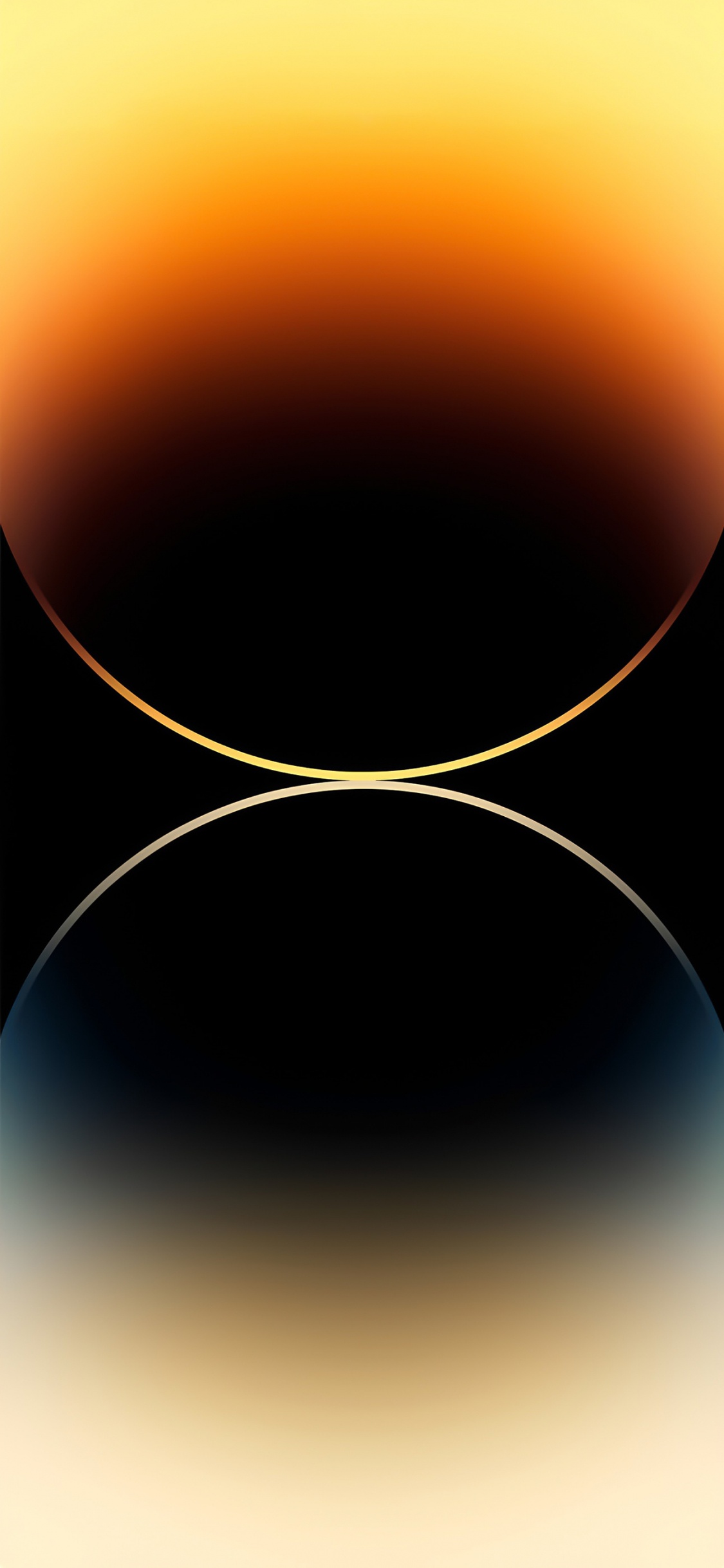 Android, Apples, Smartphone, Gold, Art. Wallpaper in 1125x2436 Resolution