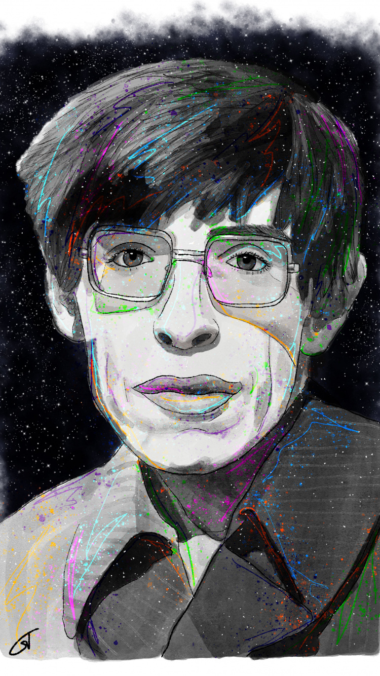 Gafas, Acuarela, Arte, Dibujo, Retrato. Wallpaper in 750x1334 Resolution