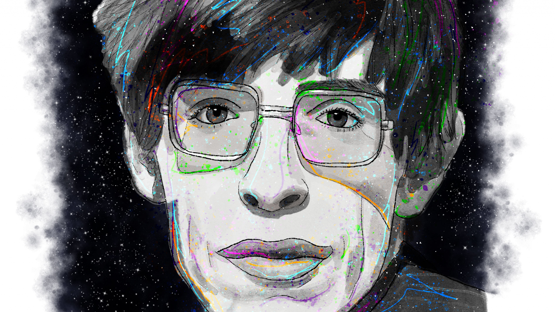 Glasses, Painting, Watercolor Painting, Art, Drawing. Wallpaper in 1920x1080 Resolution