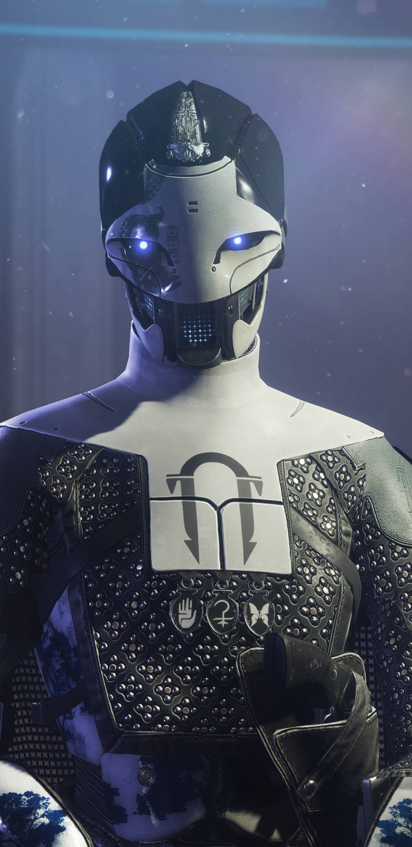 Destiny, Bungie, Action Figure, Space, Illustration. Wallpaper in 1440x2960 Resolution