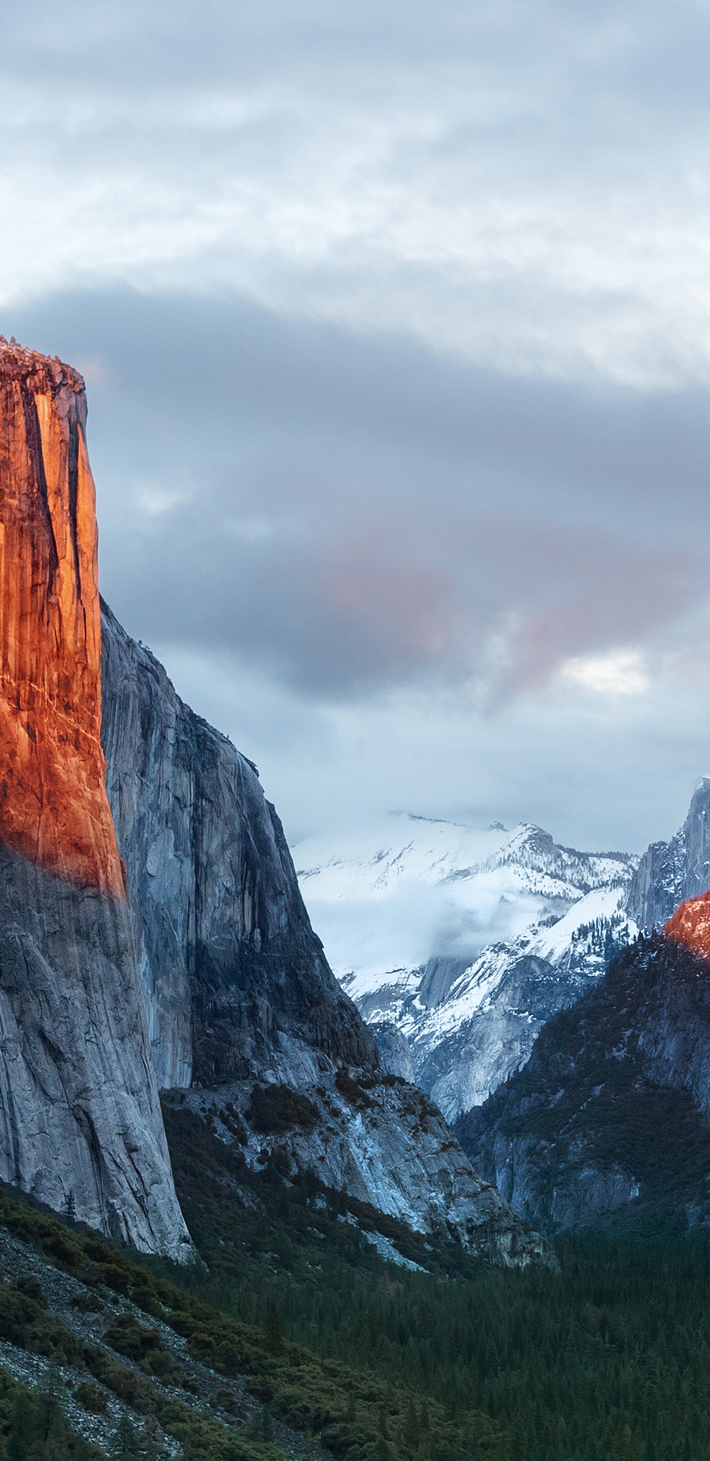 OS X El Capitan, Sistema Operativo, Las Formaciones Montañosas, Montaña, Paisaje Natural. Wallpaper in 1440x2960 Resolution