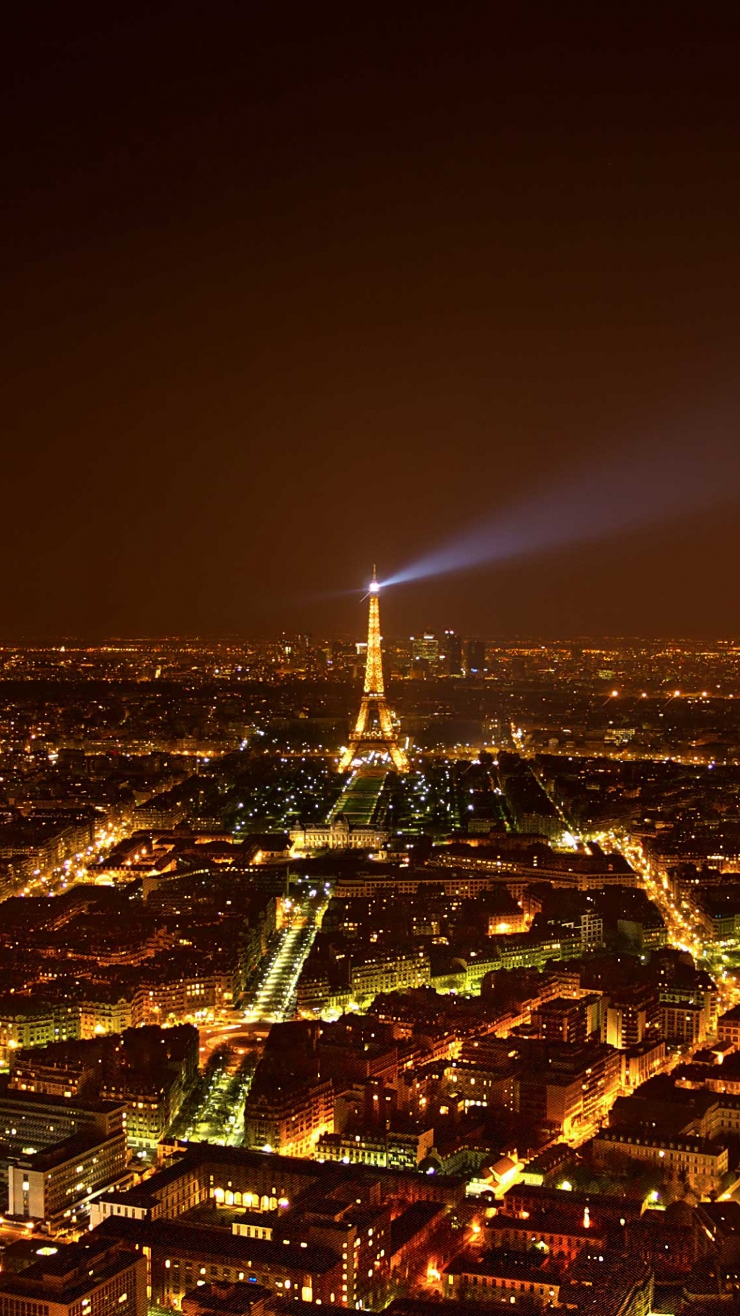 Vista Aérea de la Ciudad Durante la Noche.. Wallpaper in 1080x1920 Resolution