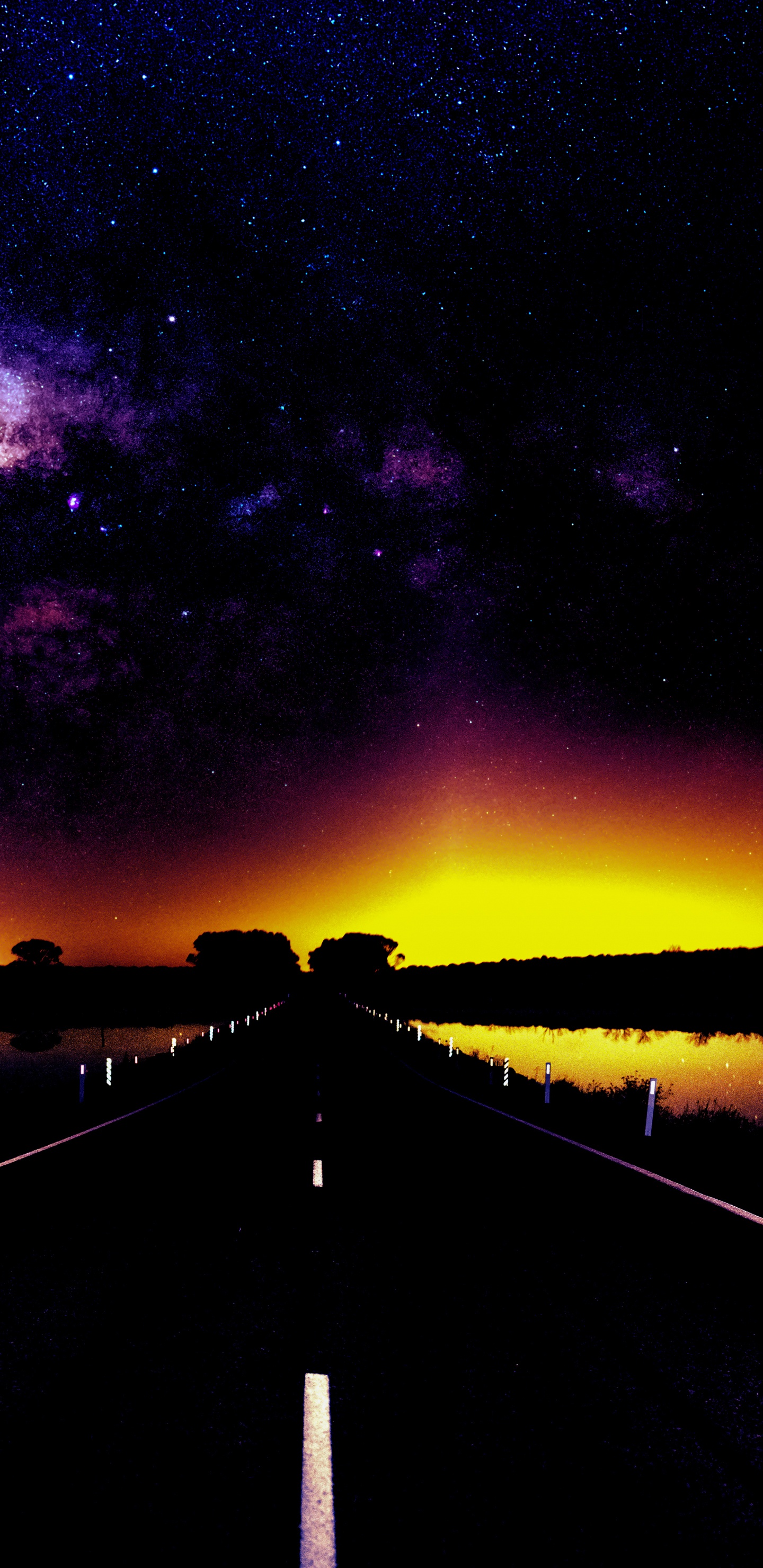 Vía Láctea, Naturaleza, la Astronomía, Ambiente, Paisaje Natural. Wallpaper in 1440x2960 Resolution