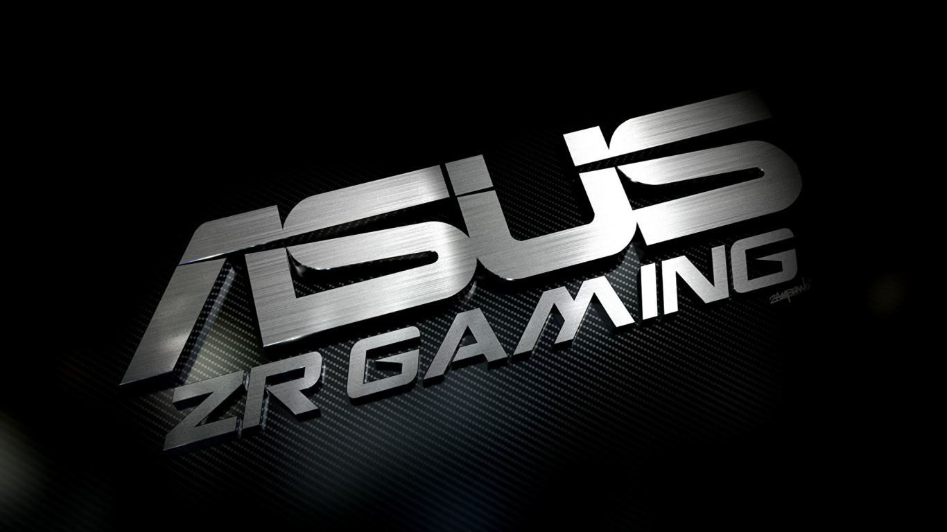 Logo, Asus, Text, Graphics, Emblem. Wallpaper in 1366x768 Resolution