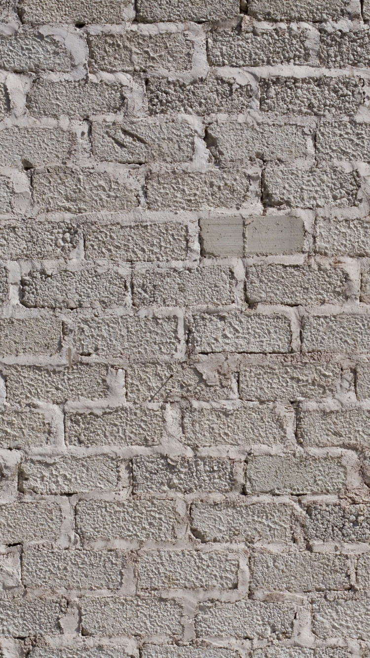 Brown and White Brick Wall. Wallpaper in 750x1334 Resolution