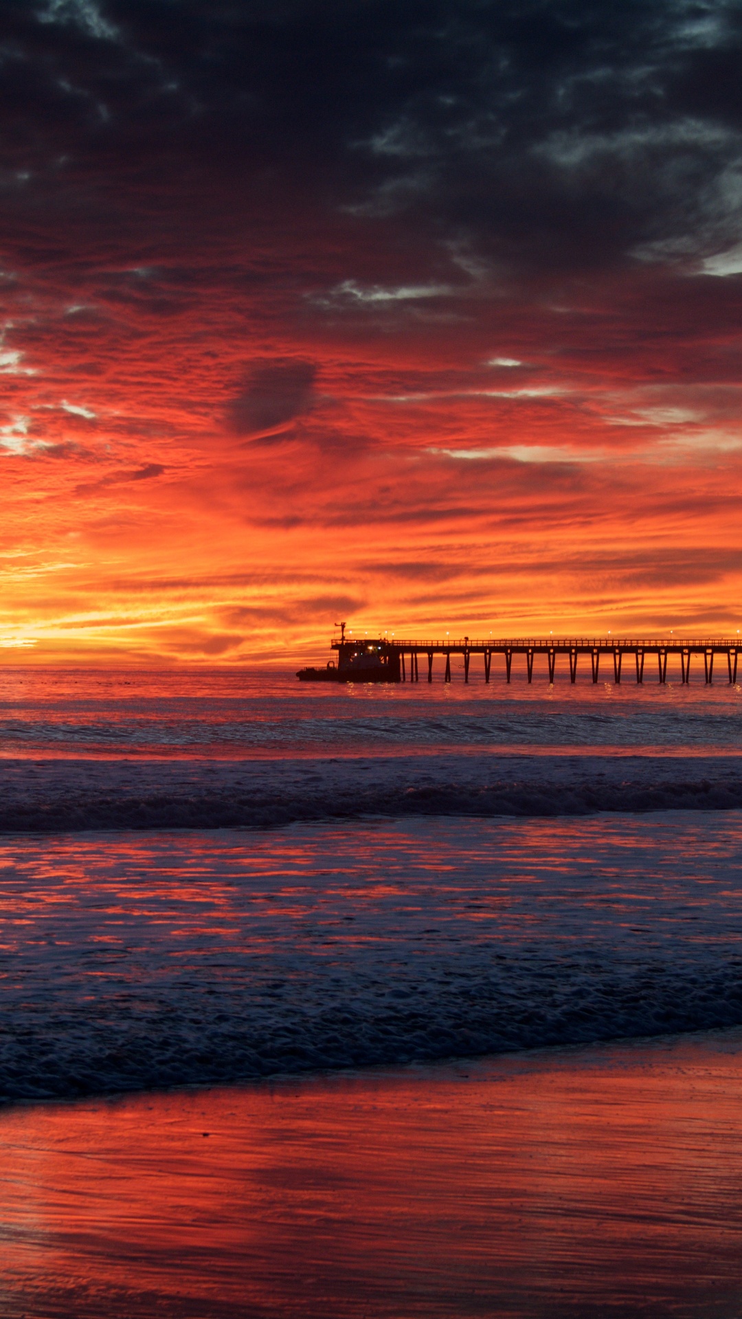 Tagne, 气氛, 性质, 余辉, 橙色 壁纸 1080x1920 允许