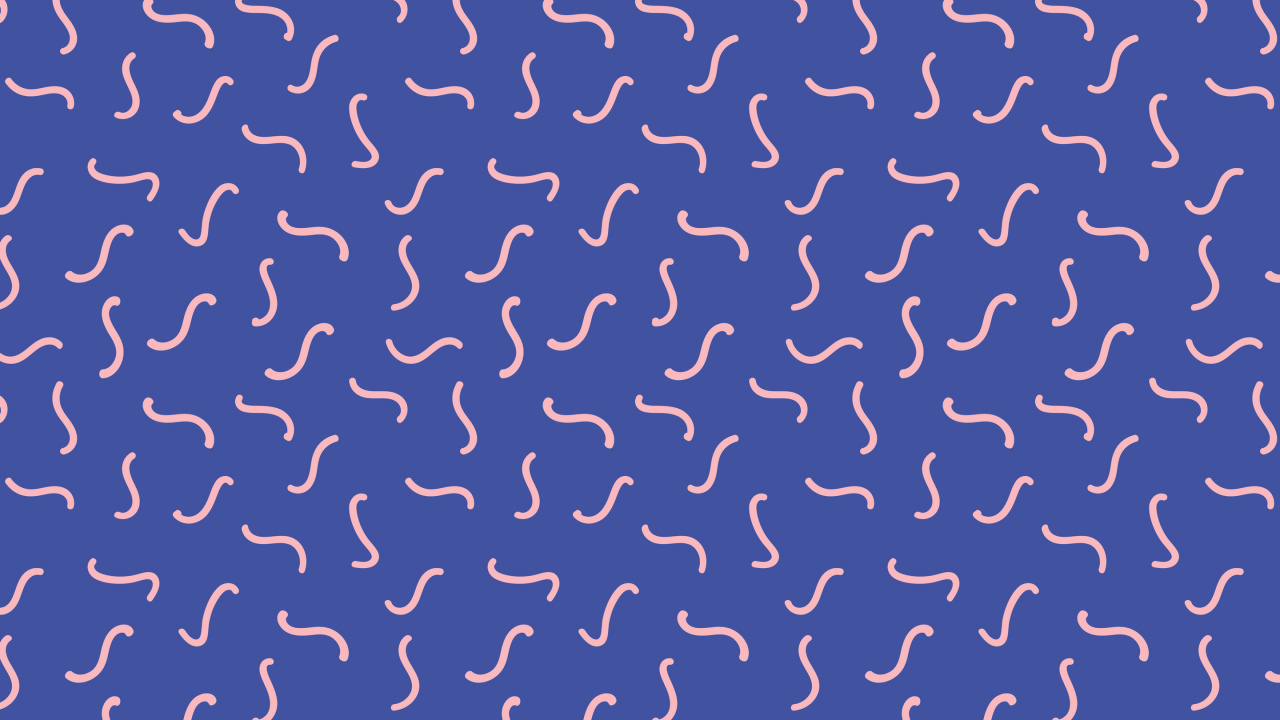 Illustration de Coeurs Bleus et Blancs. Wallpaper in 1280x720 Resolution