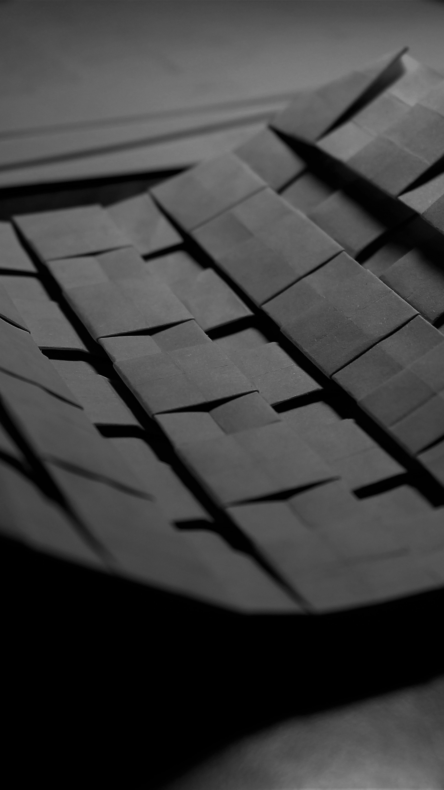 Textil a Rayas Blancas y Negras. Wallpaper in 1440x2560 Resolution