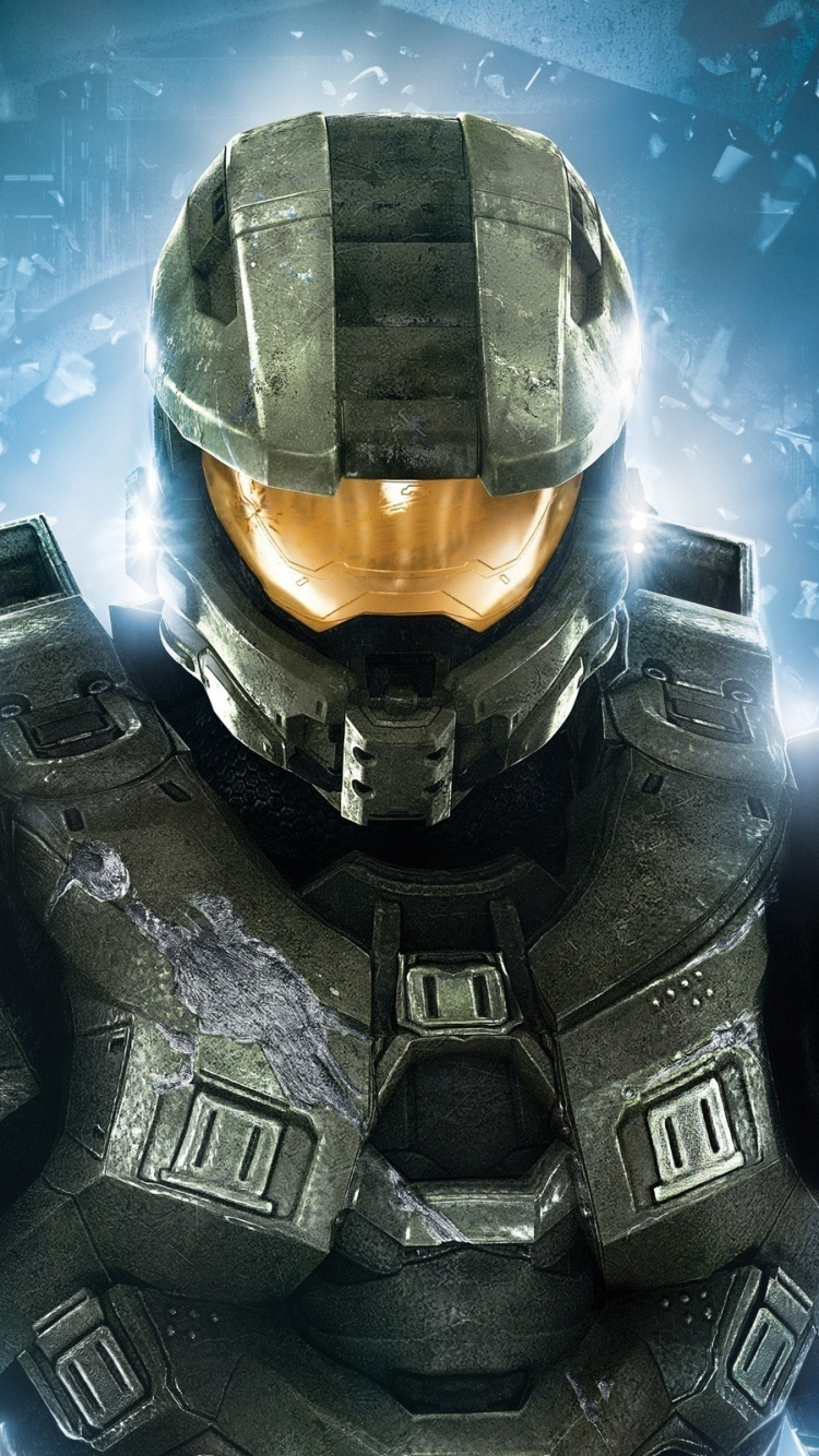 Halo 4, Master Chief, Pc-Spiel, Action-Figur, Maschine. Wallpaper in 750x1334 Resolution