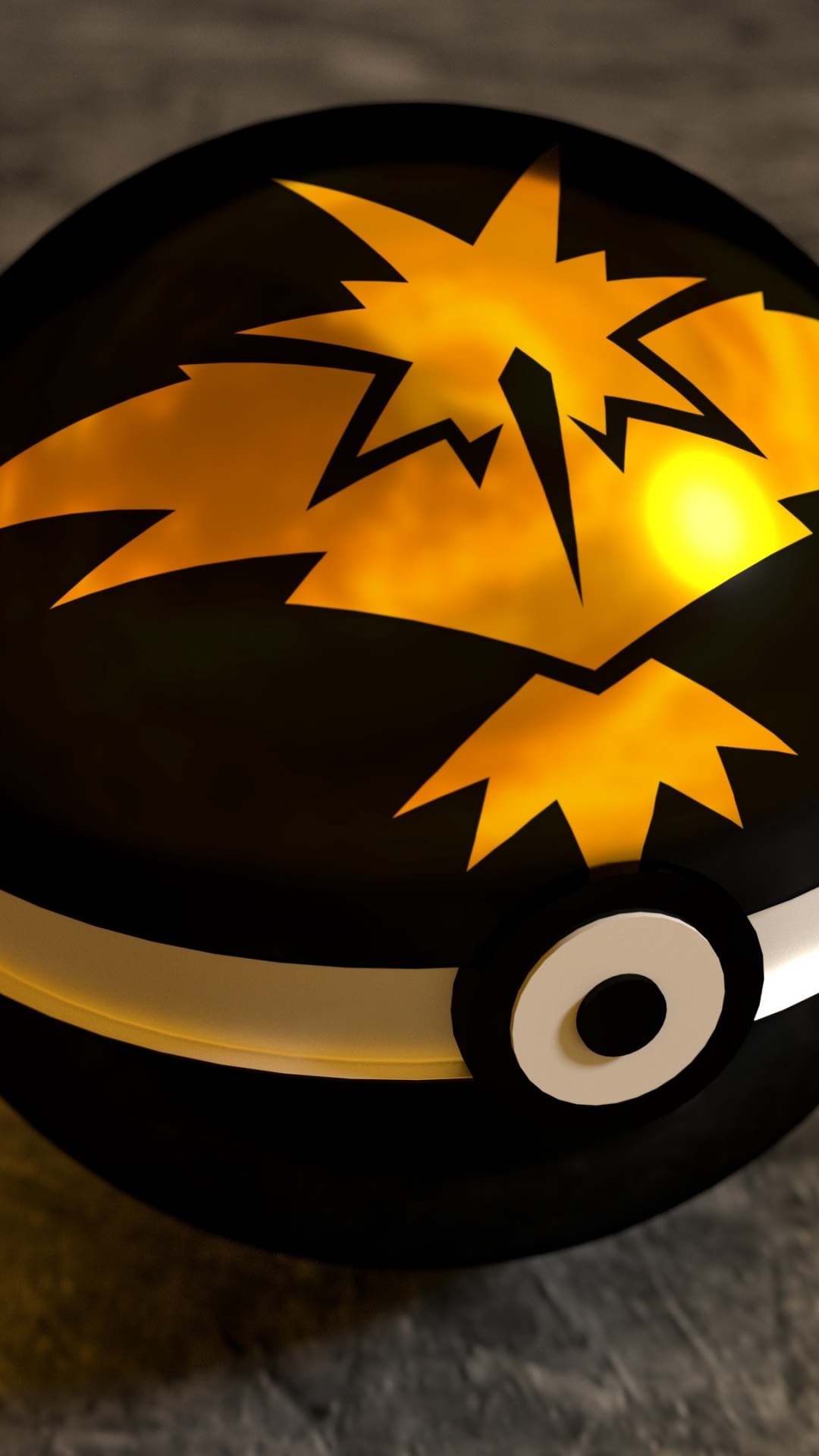 Pokmon IR, Pok Bola, RAID, Naranja, Ilustración. Wallpaper in 1080x1920 Resolution