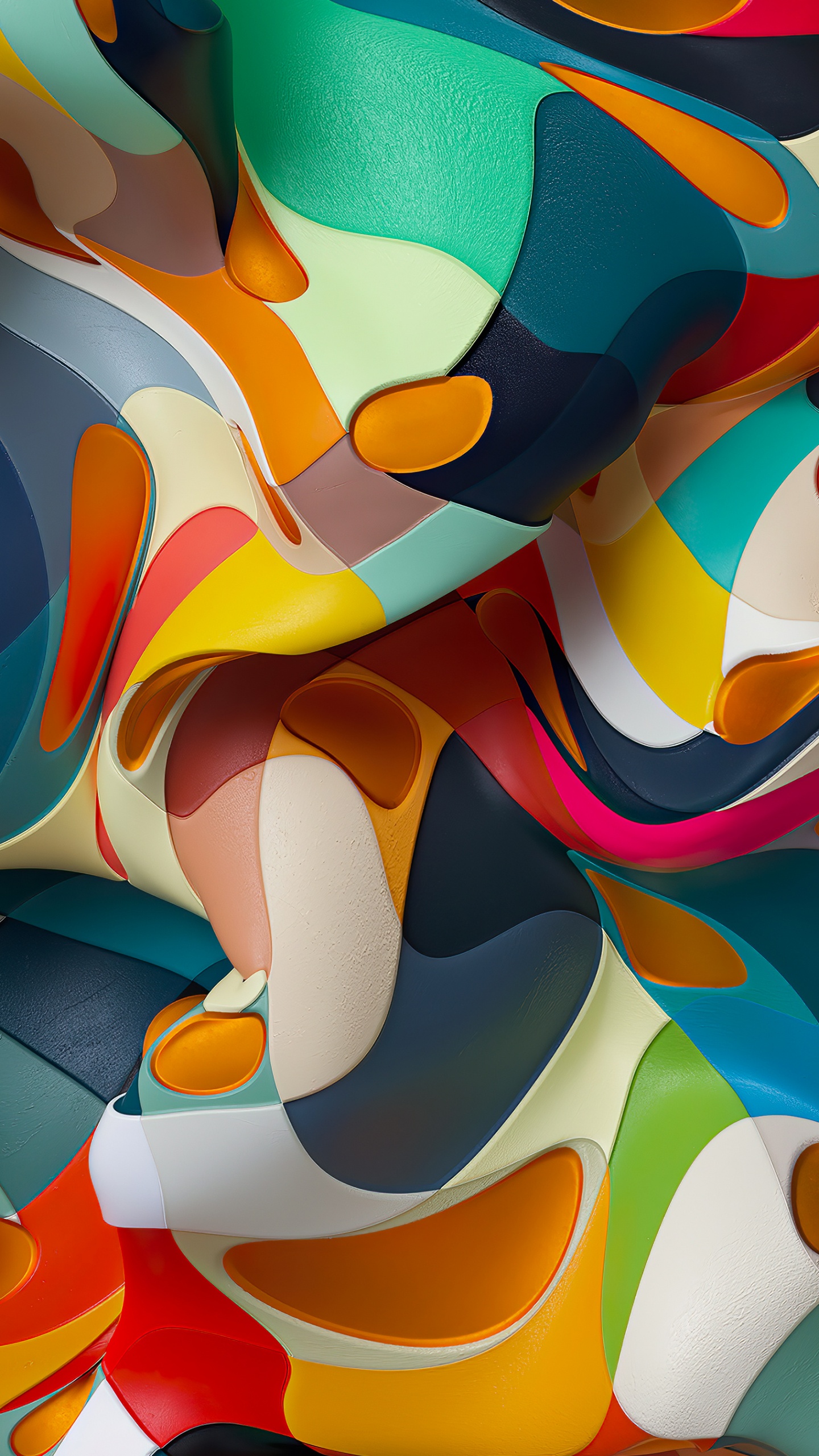 Colored, Abstract Art, Art, Design, Textile. Wallpaper in 1440x2560 Resolution