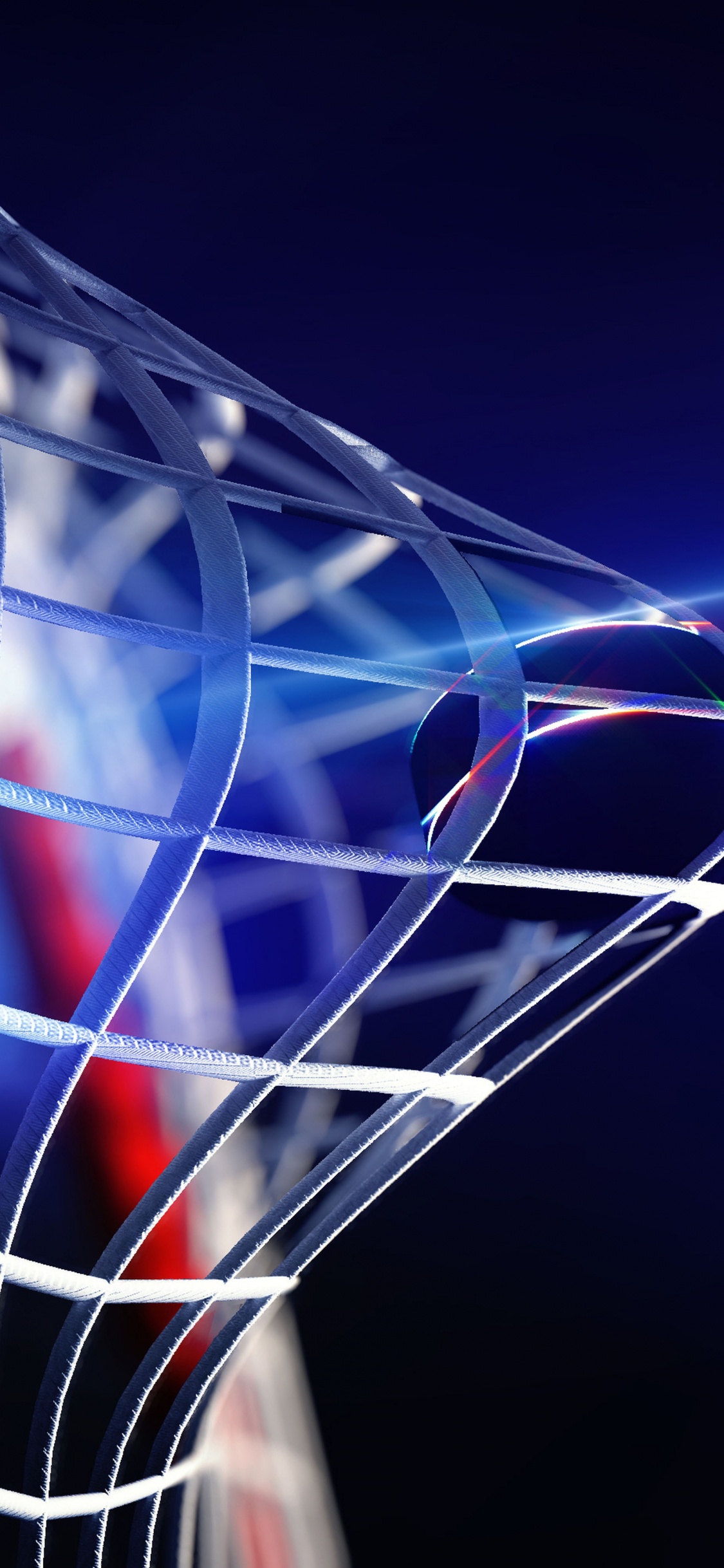 White and Red Light Fixture. Wallpaper in 1125x2436 Resolution