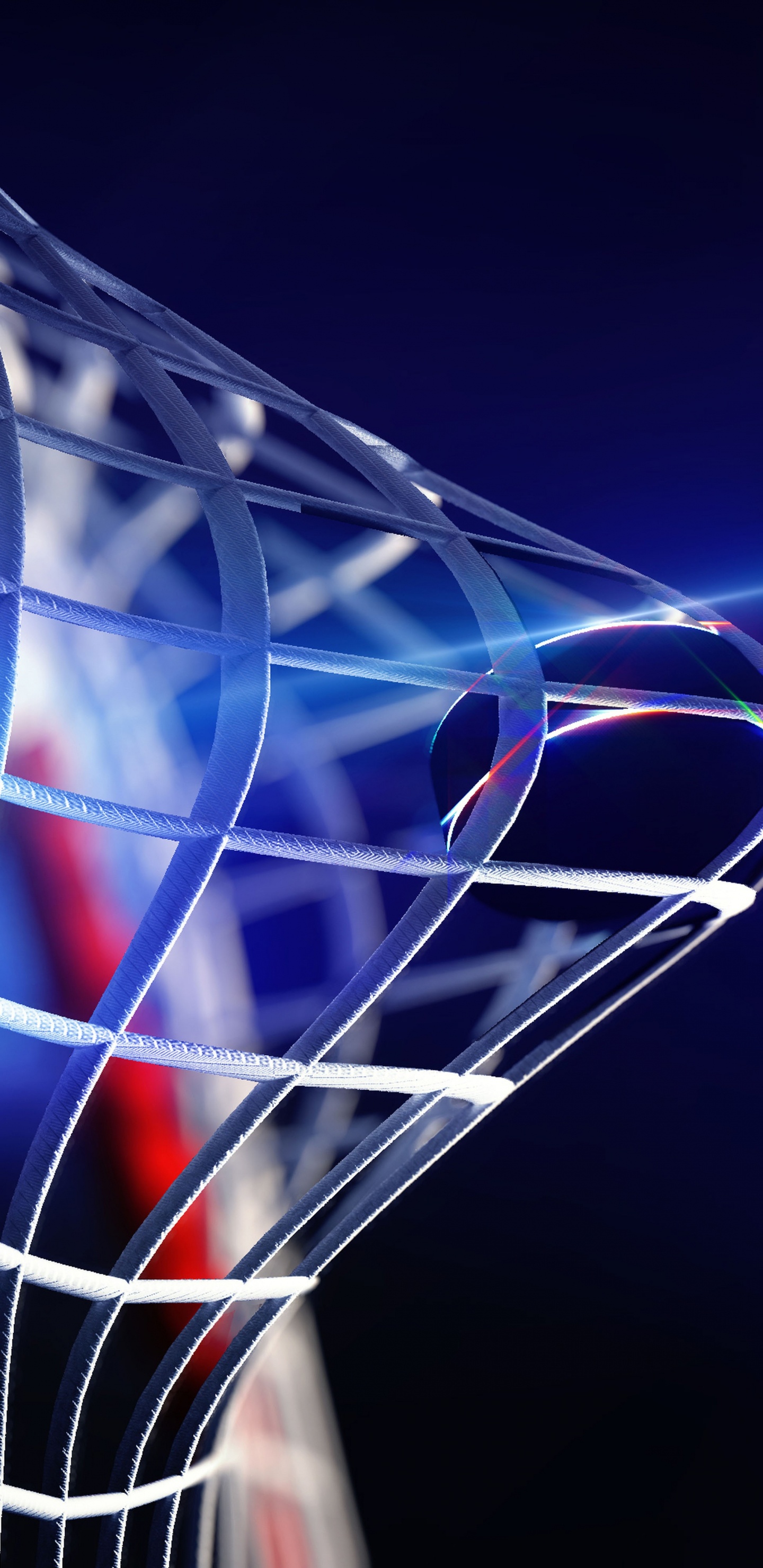 White and Red Light Fixture. Wallpaper in 1440x2960 Resolution