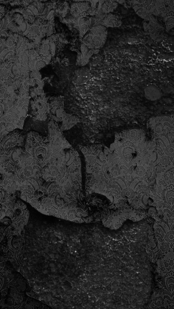 Abstrakte Schwarz-Weiß-Malerei. Wallpaper in 720x1280 Resolution