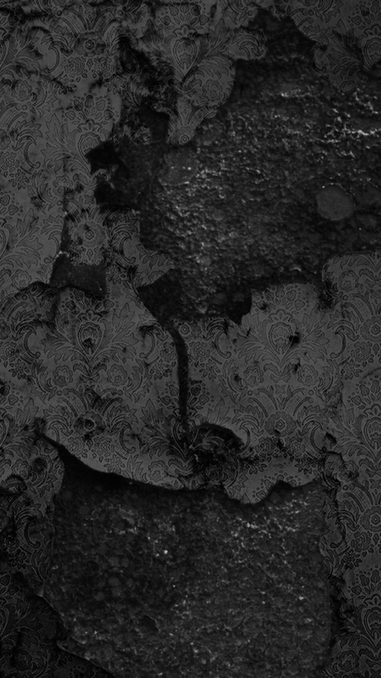 Black and White Abstract Painting. Wallpaper in 750x1334 Resolution