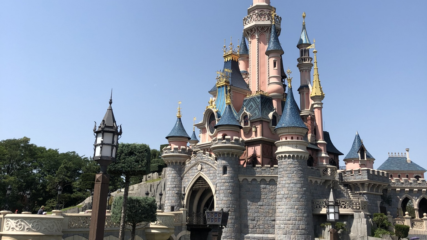 Disneyland, Historic Site, Wahrzeichen, Endgültig, Turmspitze. Wallpaper in 1366x768 Resolution