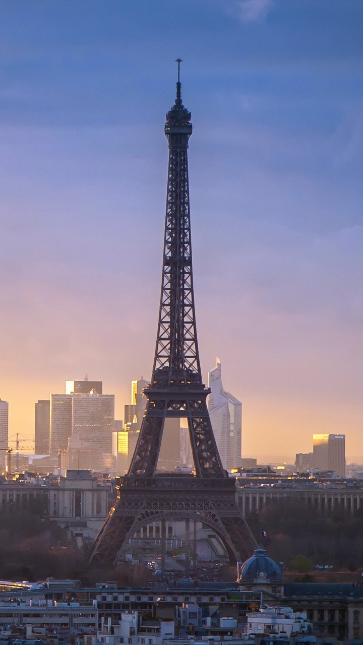 Eiffelturm in Paris Tagsüber. Wallpaper in 720x1280 Resolution