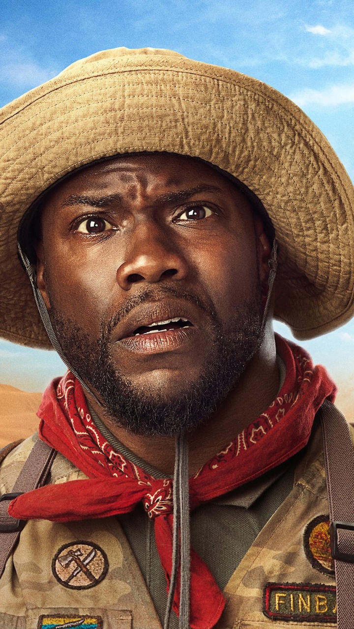 Kevin Hart Jumanji The Next Level, Kevin Hart, Jumanji The Next Level, Franklin Finbar, Ruby Roundhouse. Wallpaper in 720x1280 Resolution