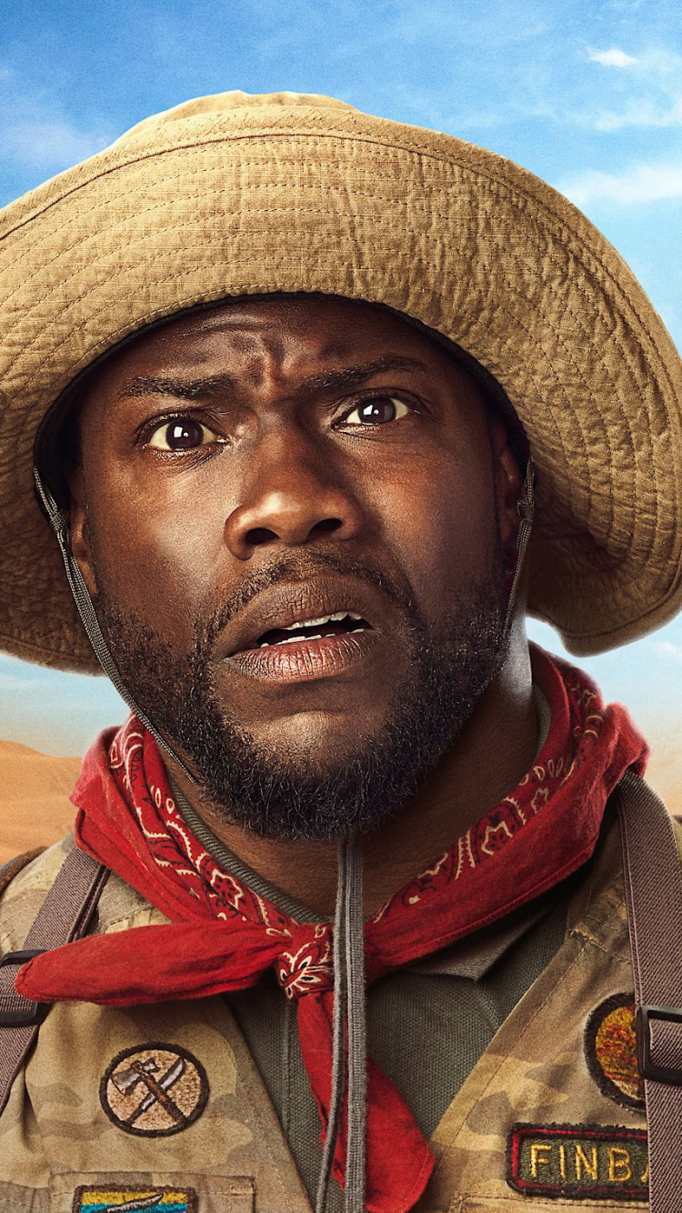 Kevin Hart Jumanji The Next Level, Kevin Hart, Jumanji The Next Level, Franklin Finbar, Ruby Roundhouse. Wallpaper in 750x1334 Resolution