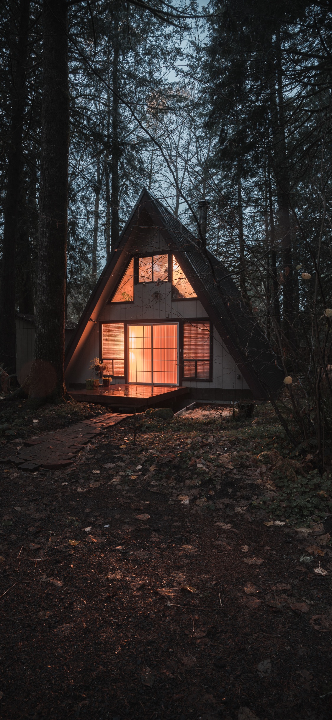 House, Building, Tree, Home, Cottage. Wallpaper in 1125x2436 Resolution