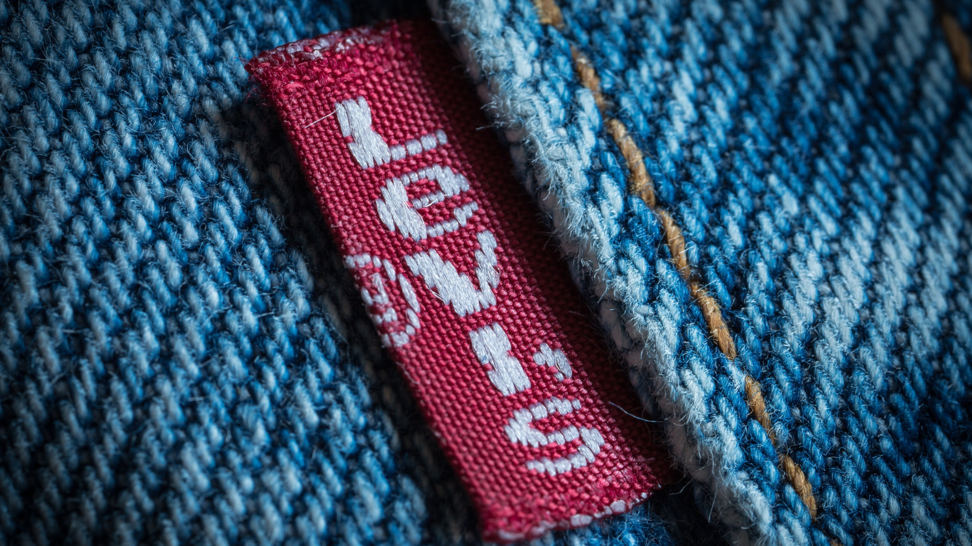 Jeans, Laine, Blue, Red, Tricot. Wallpaper in 1920x1080 Resolution
