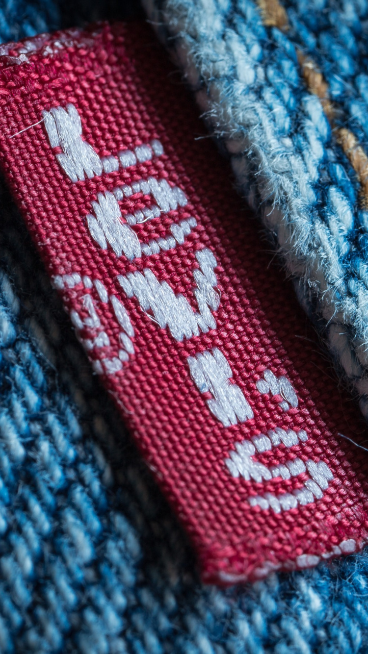 Jeans, Laine, Blue, Red, Tricot. Wallpaper in 750x1334 Resolution