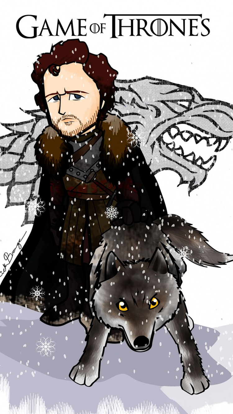 Brown and White Dog Illustration. Wallpaper in 750x1334 Resolution