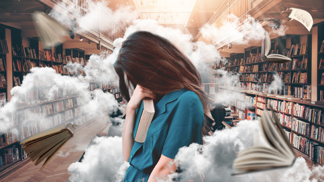 Bibliothek, Snapshot, Fell, Textil, Rauch. Wallpaper in 1280x720 Resolution