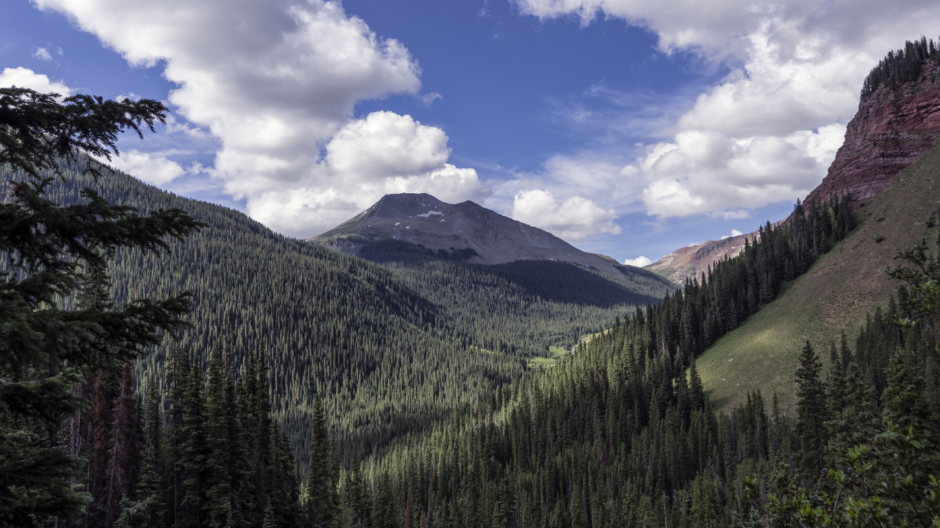 Bergigen Landschaftsformen, Hochland, Natur, Wildnis, Naturlandschaft. Wallpaper in 1366x768 Resolution