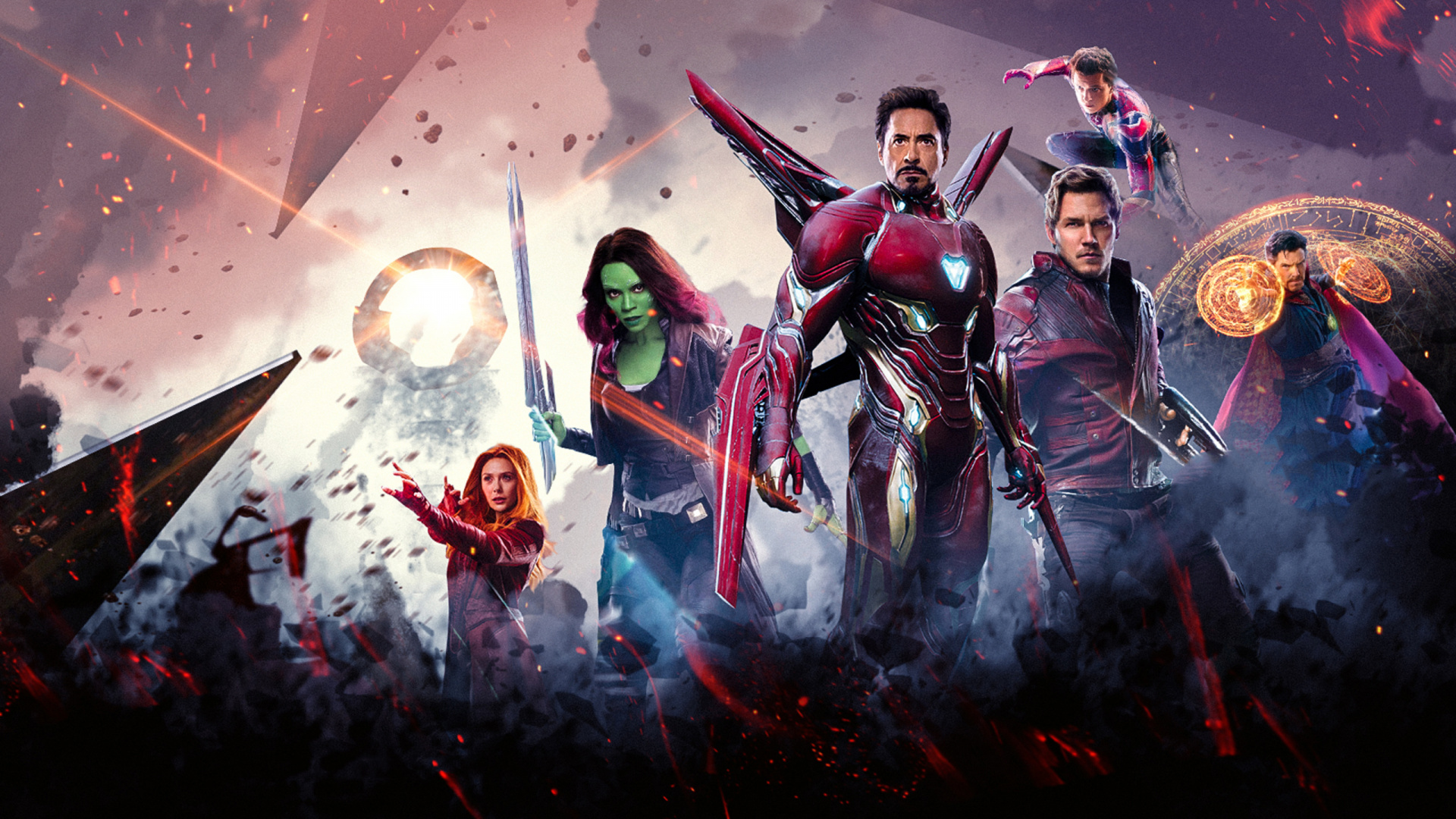 Avengers Infinity War, Iron Man, Doctor Extraño, Los Vengadores, Marvel Studios. Wallpaper in 1920x1080 Resolution