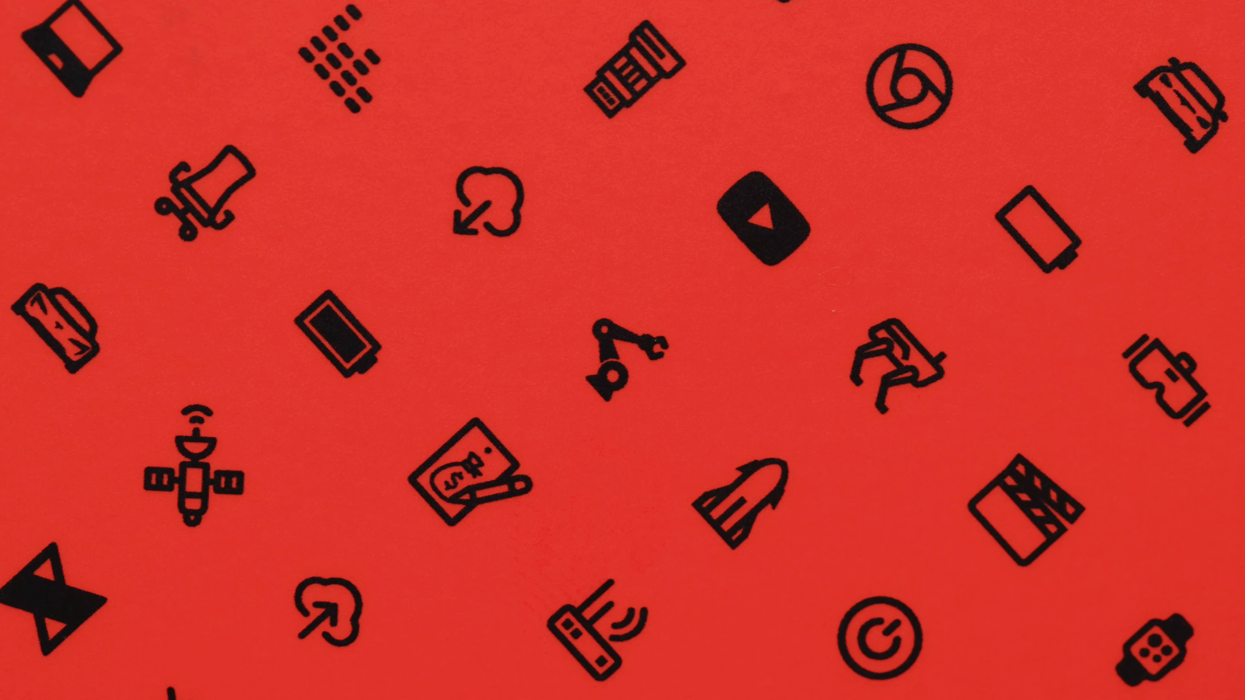 Coraz, Icono, Naranja, Rosa, Fila. Wallpaper in 2560x1440 Resolution