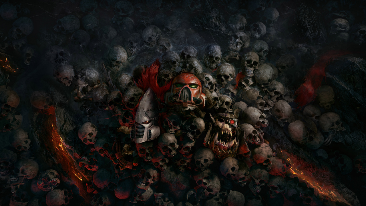 Red and White Mask on Black and Gray Surface. Wallpaper in 1280x720 Resolution