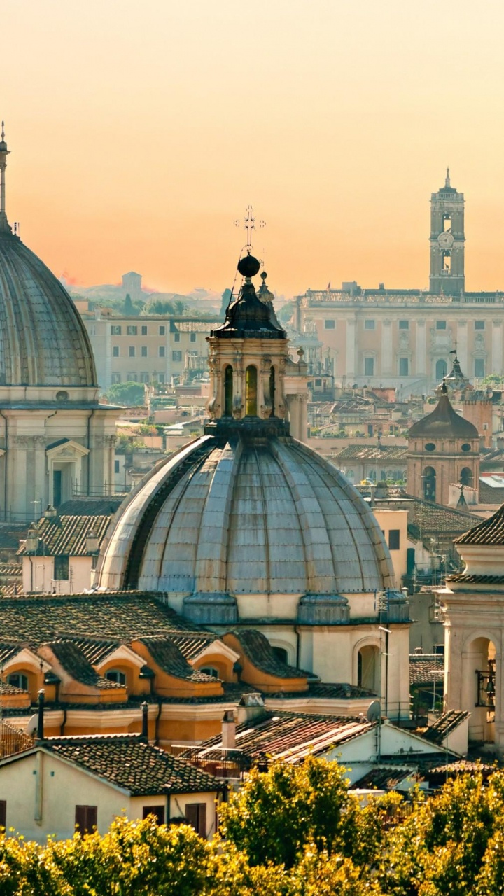 罗马, 里程碑, 城市, 大都会, 城市景观 壁纸 720x1280 允许