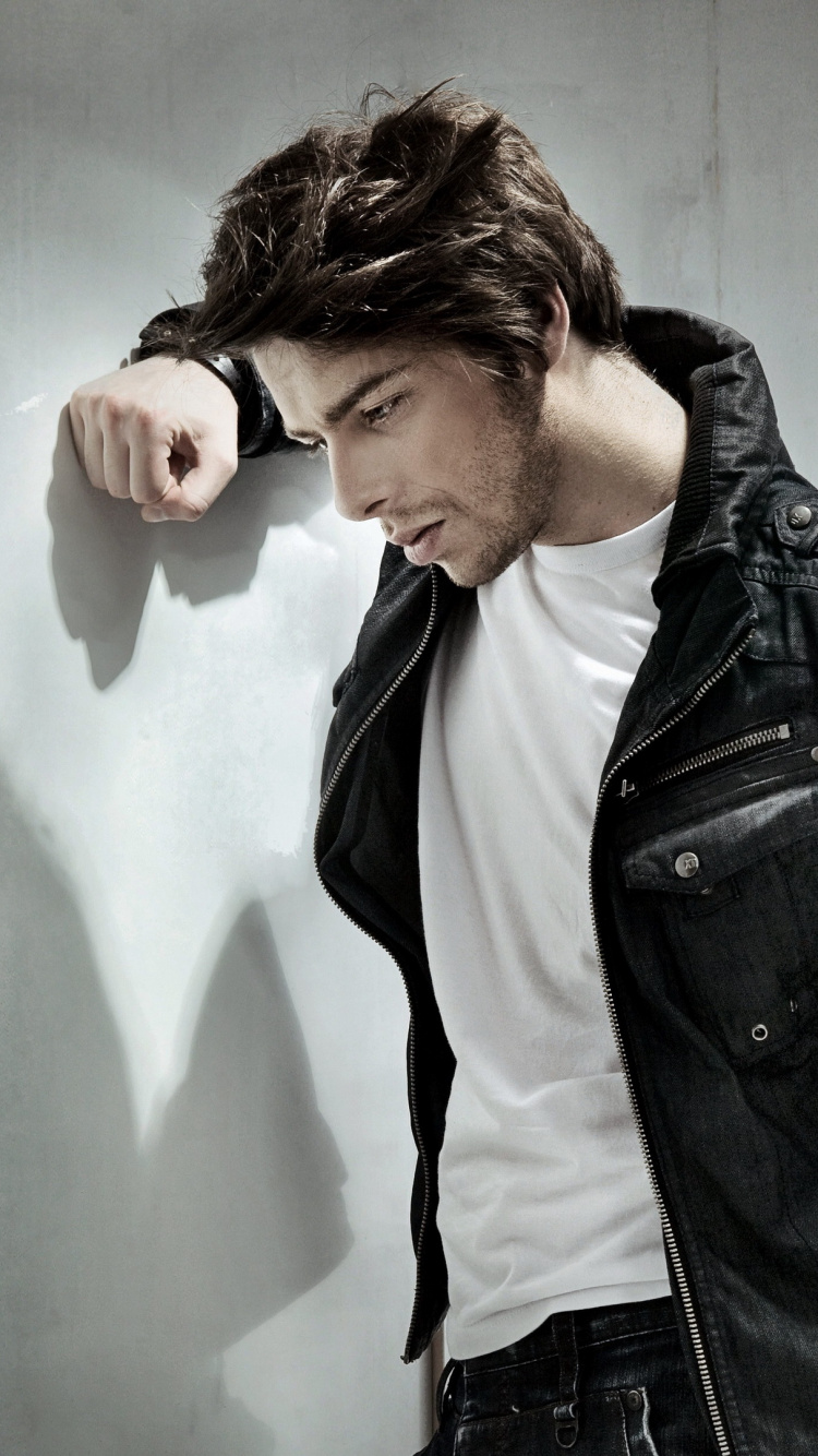 Blanco, Chaqueta de Cuero, Chaqueta, Cuero, Cool. Wallpaper in 750x1334 Resolution