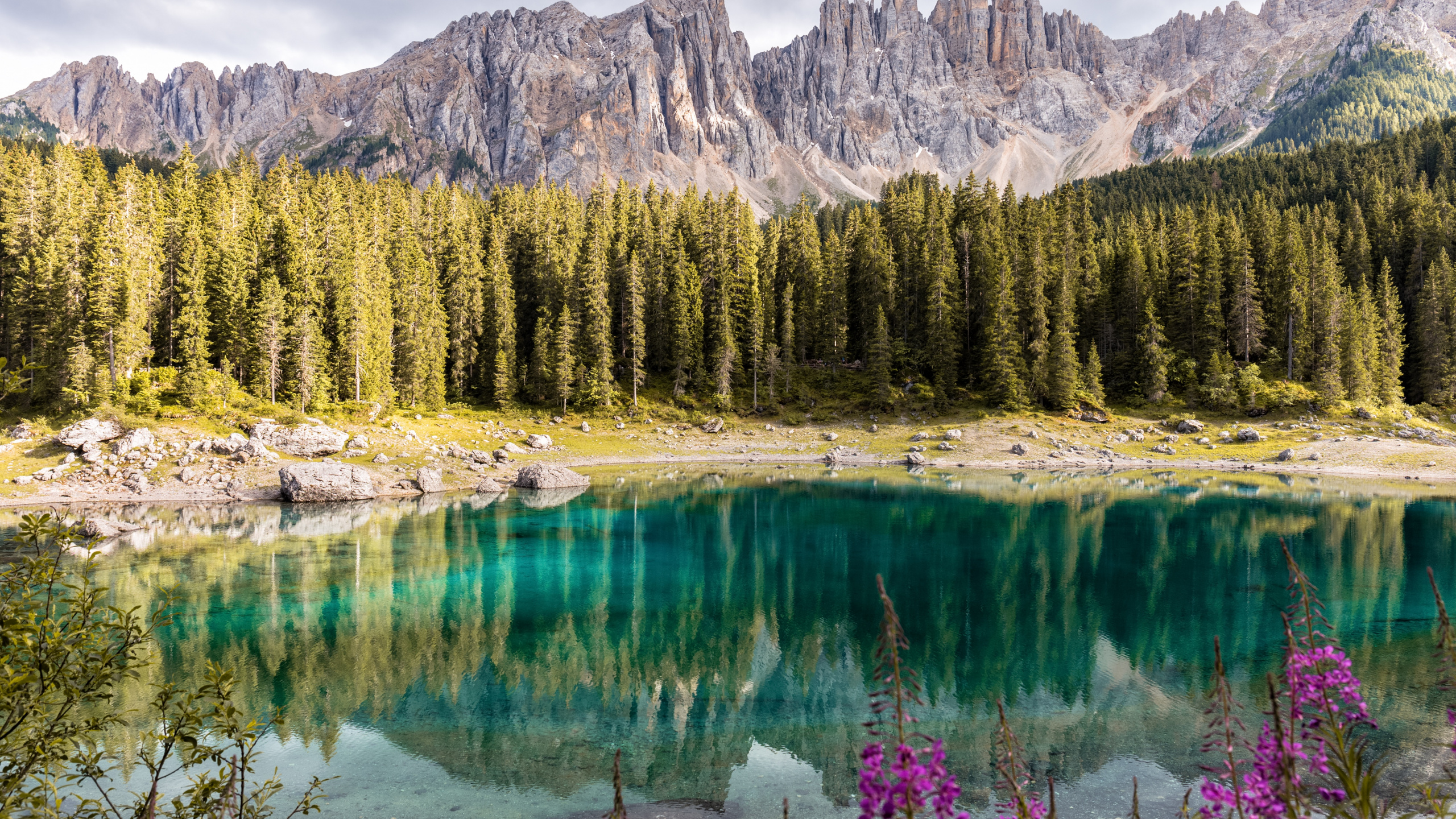 Naturlandschaft, Natur, Bergigen Landschaftsformen, Wildnis, Reflexion. Wallpaper in 2560x1440 Resolution