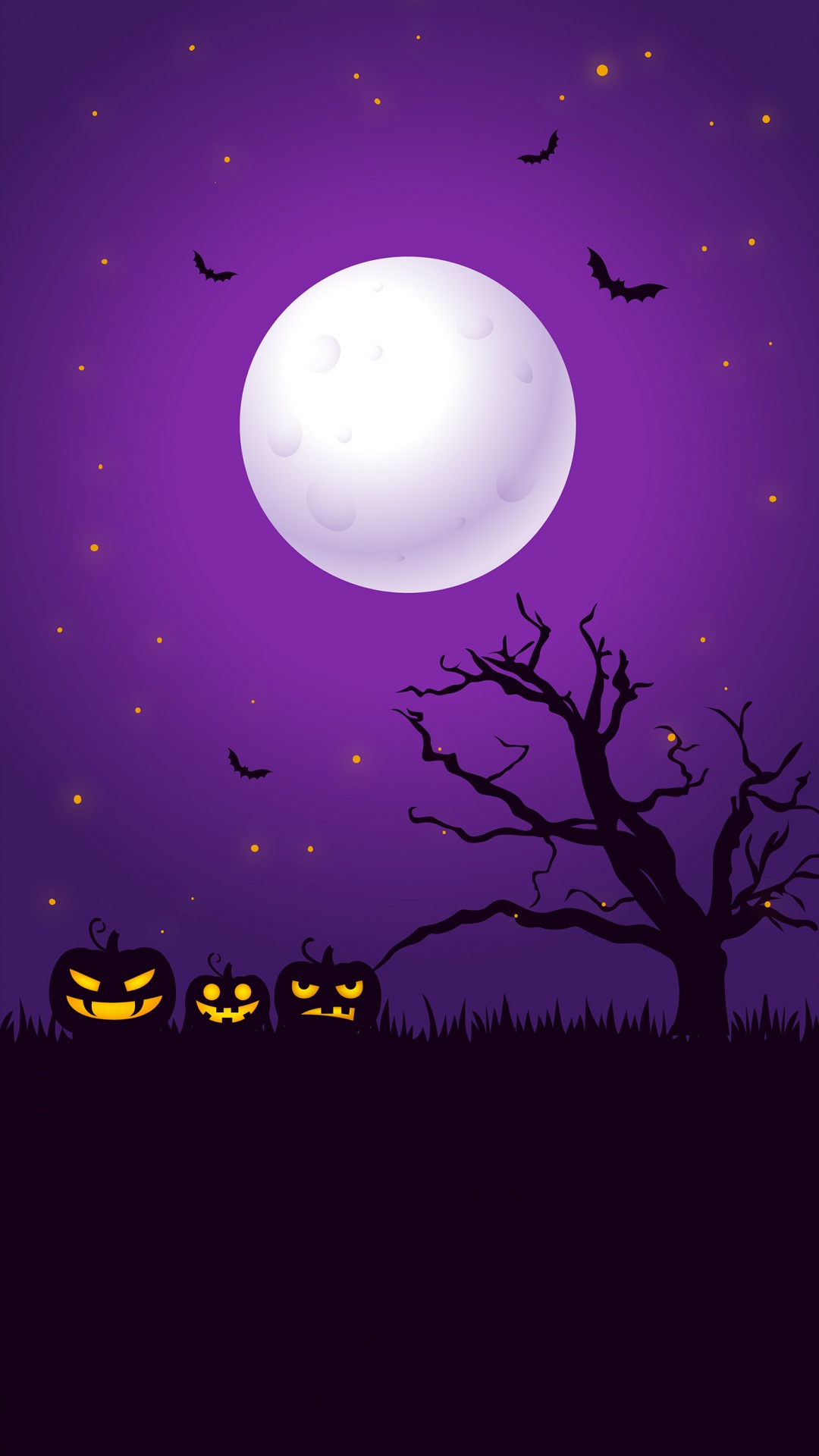 Helloween, Event, Atmosphere, Astronomical Object, Purple. Wallpaper in 1080x1920 Resolution