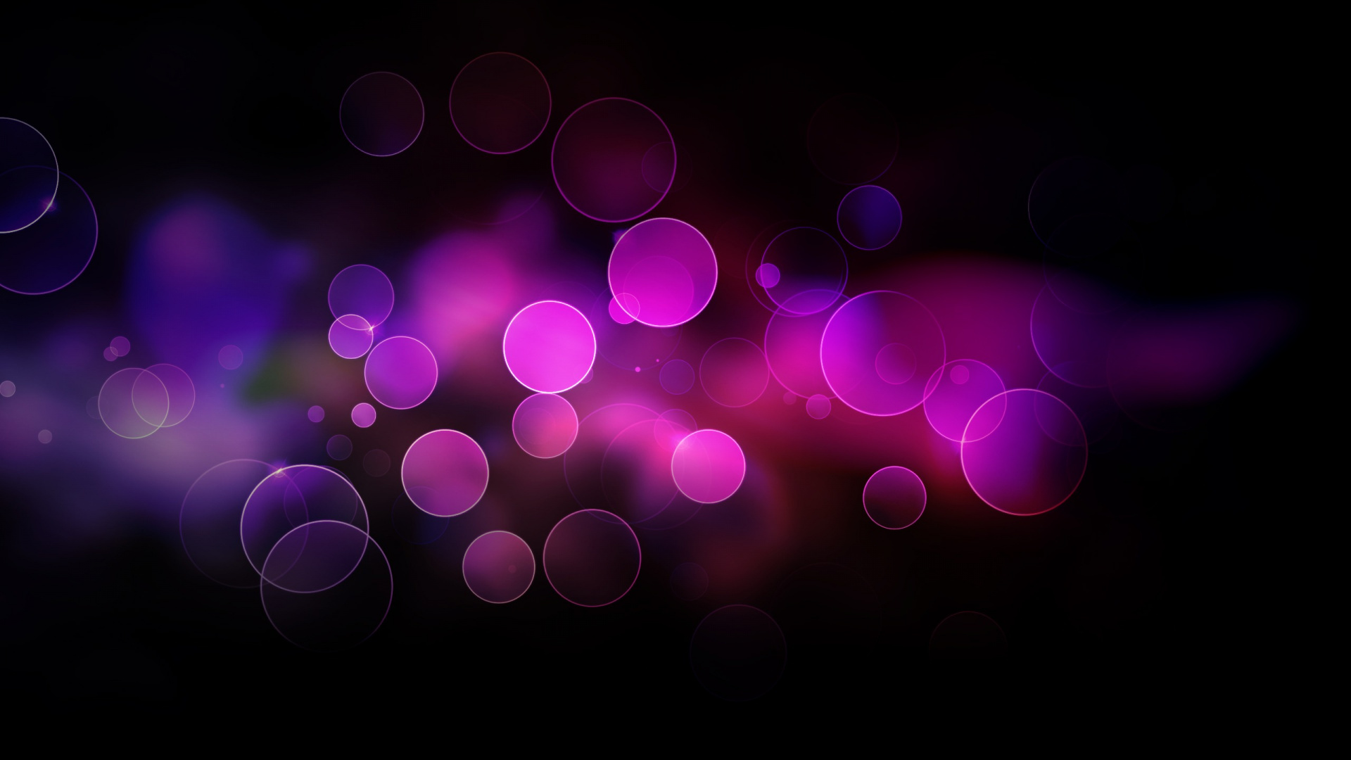 Lumières Bokeh Violettes et Roses. Wallpaper in 1920x1080 Resolution