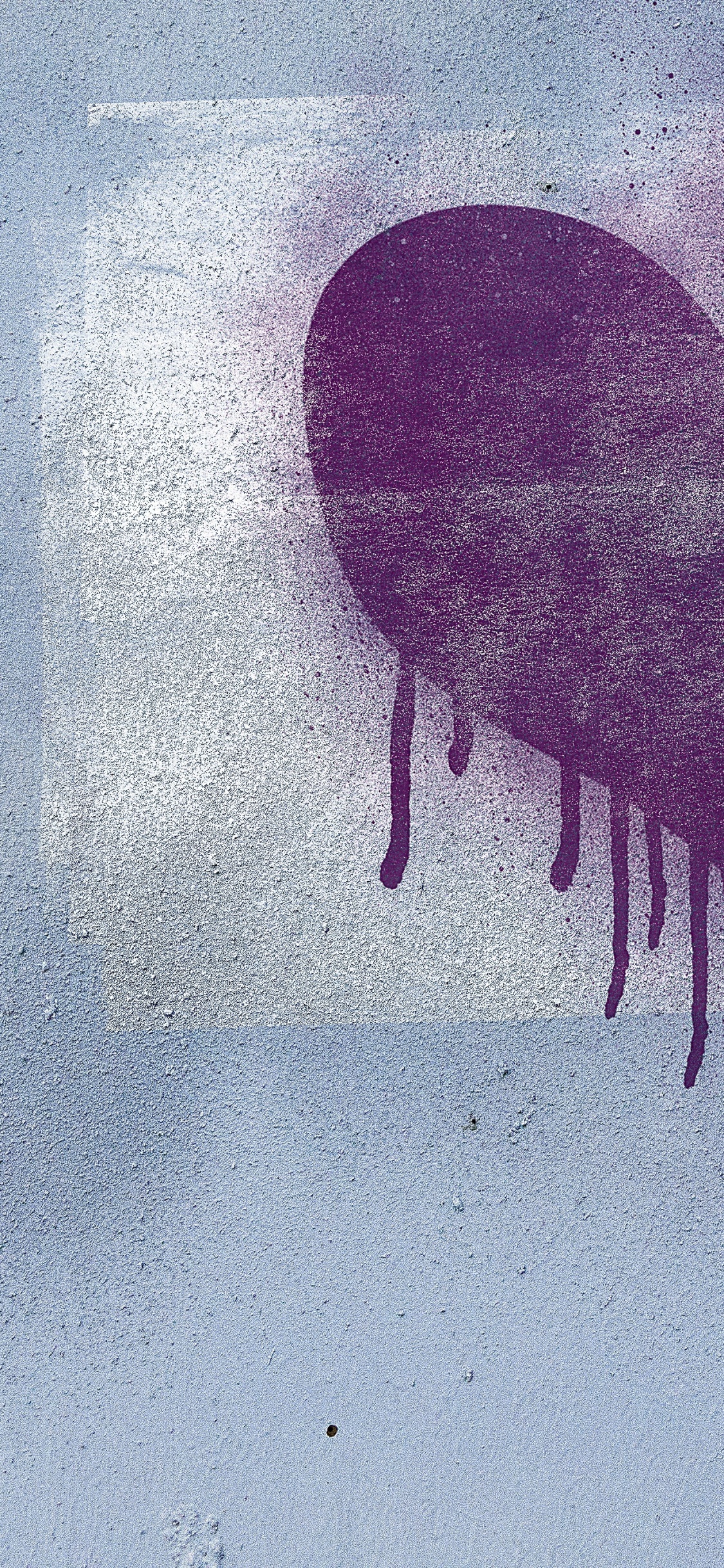 Morado, Grafiti, Organo, Tiempo de Sueños, Ilustración. Wallpaper in 1125x2436 Resolution