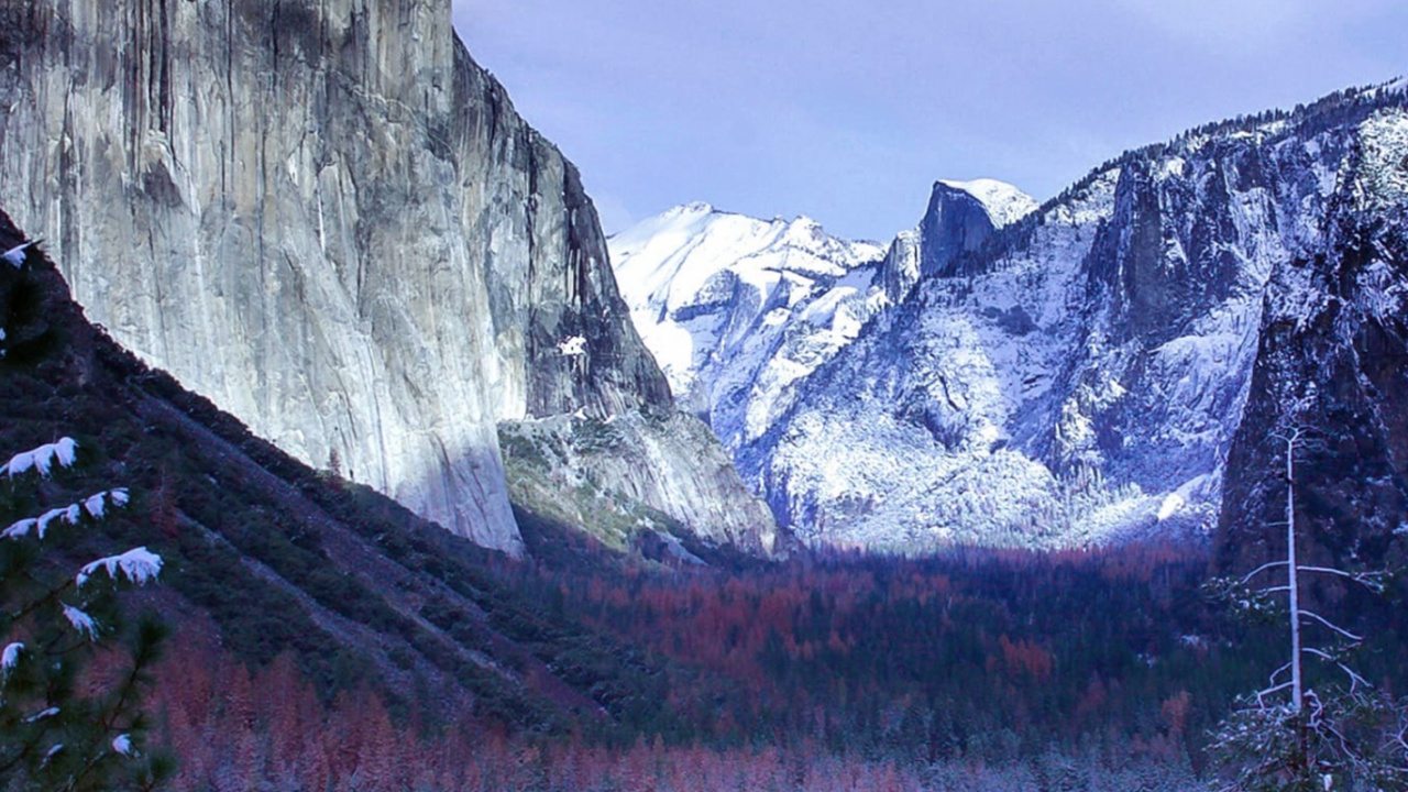 Yosemite National Park, Macbook Air, Äpfeln, Natur, Bergigen Landschaftsformen. Wallpaper in 1280x720 Resolution