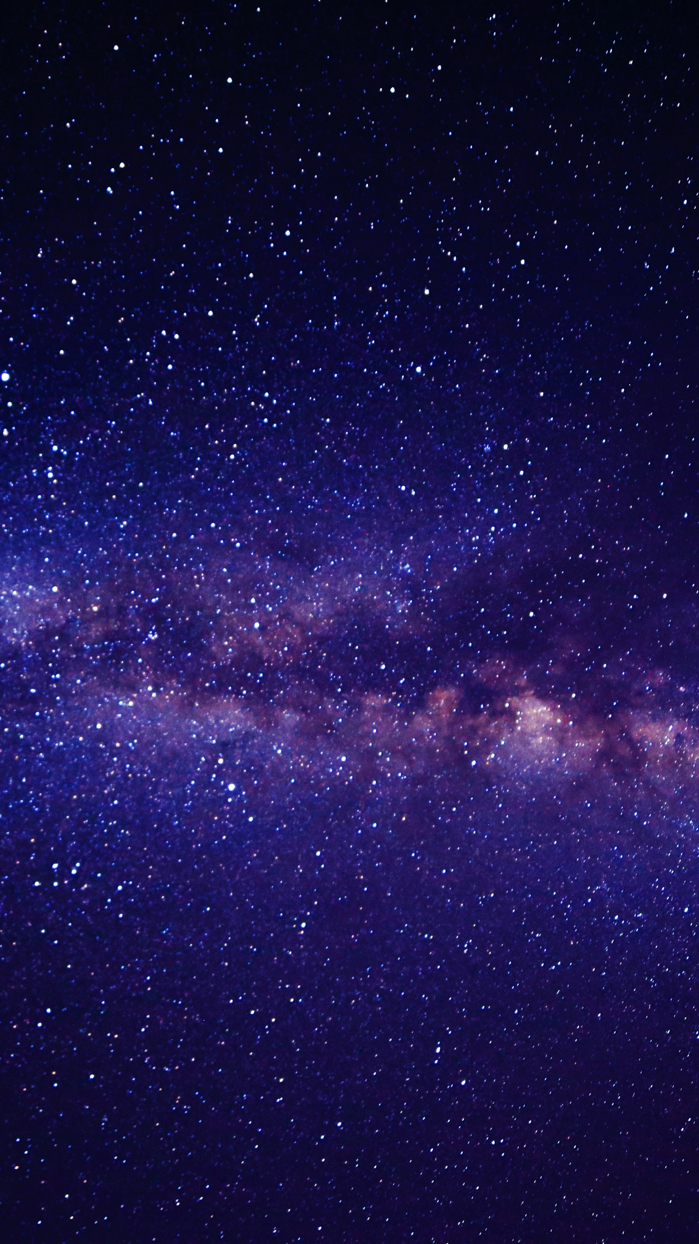 Nuit Étoilée Violette et Noire. Wallpaper in 1440x2560 Resolution