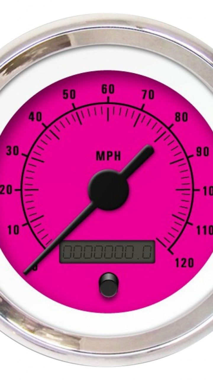 Reloj Analógico Redondo Plateado y Rojo. Wallpaper in 720x1280 Resolution