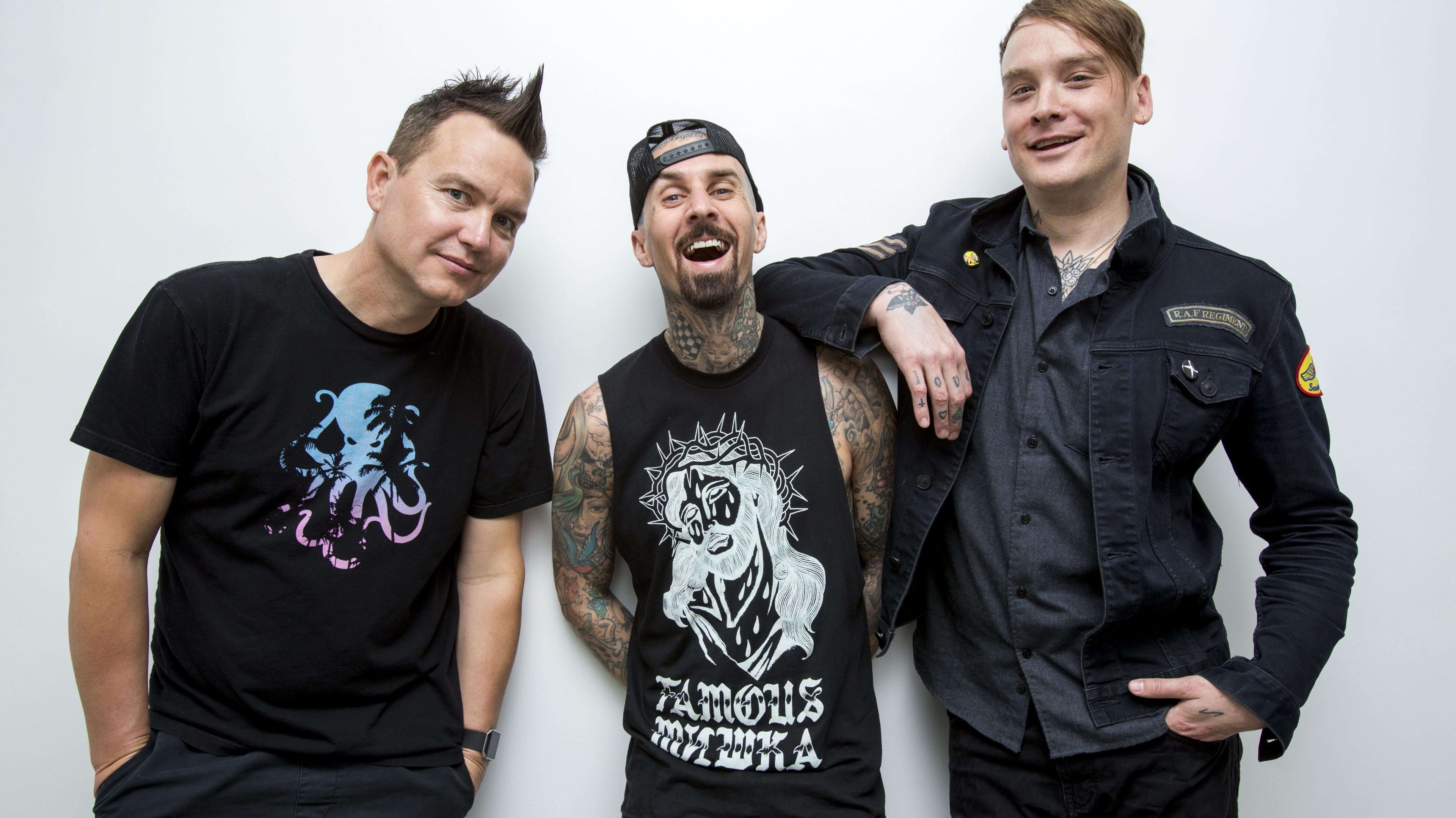 Matt Skiba, Travis Barker, Blink-182, Blink, California. Wallpaper in 3840x2160 Resolution